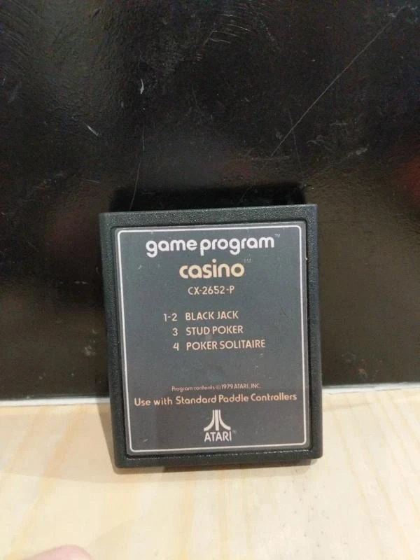 Casino – Atari 2600 – Très bon état